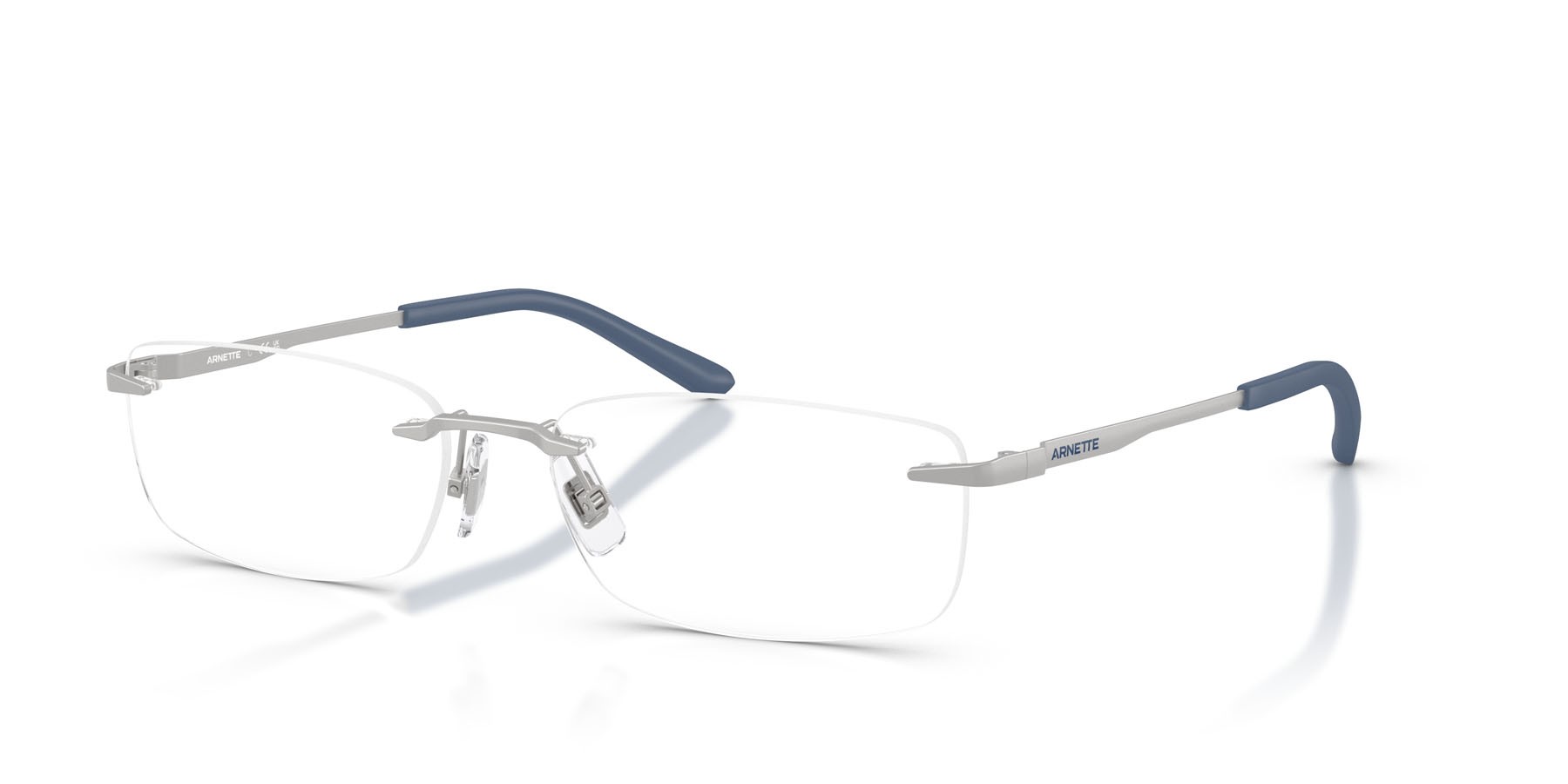 Brillen Arnette Cornercut AN 6150 (770) farbe argento opaco form quadratisch gläser lente demo
