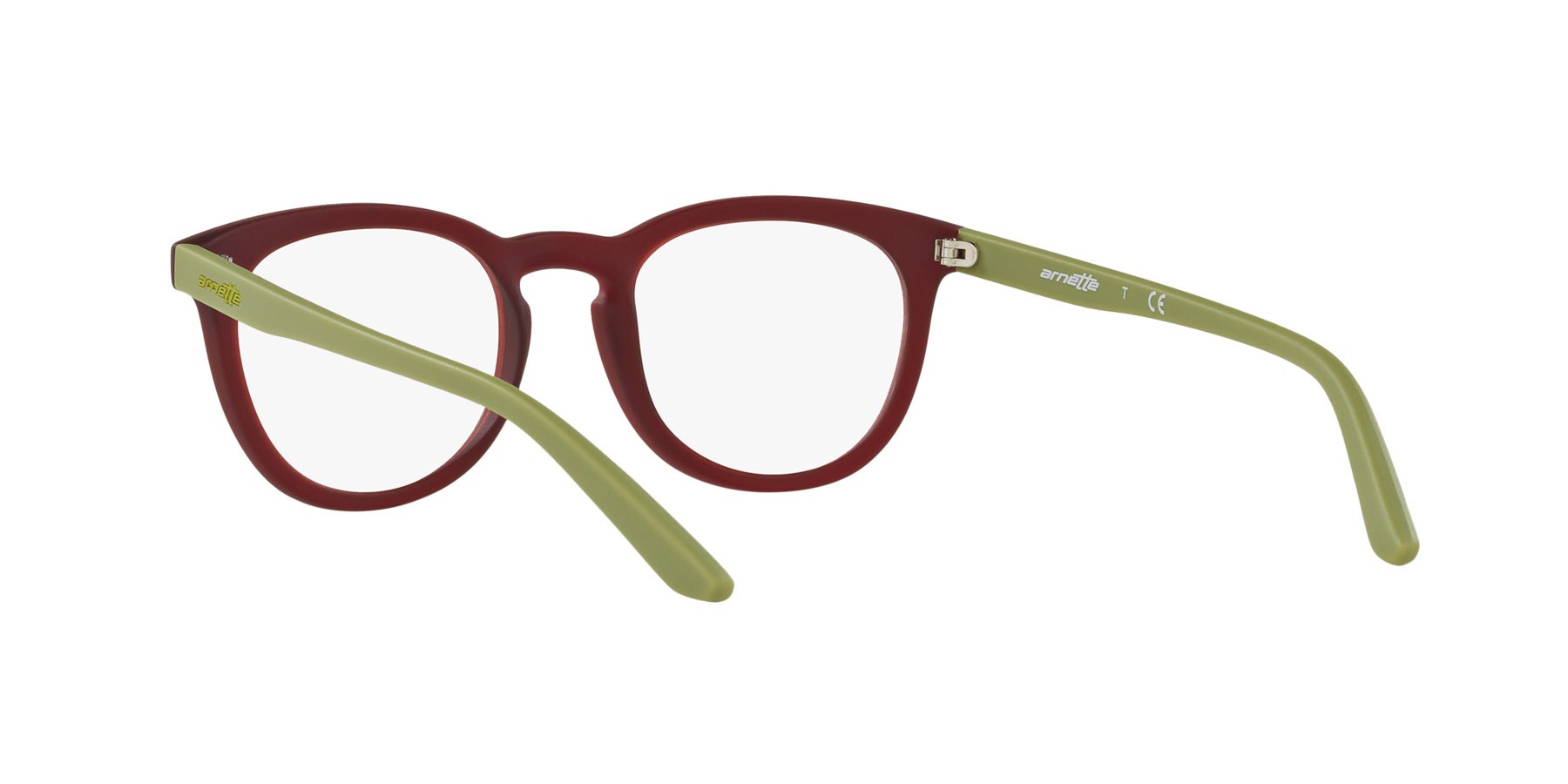 Brillen Arnette Bottom Turn AN 7120 (2418) farbe bordeaux opaco trasparente form pantos gläser trasparente