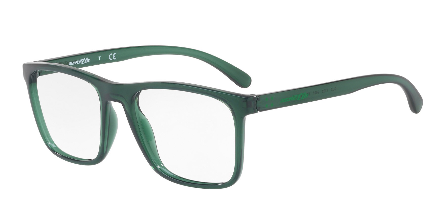 Brillen Arnette Cuz AN 7132 (2497) farbe verde trasparente form quadratisch gläser trasparente