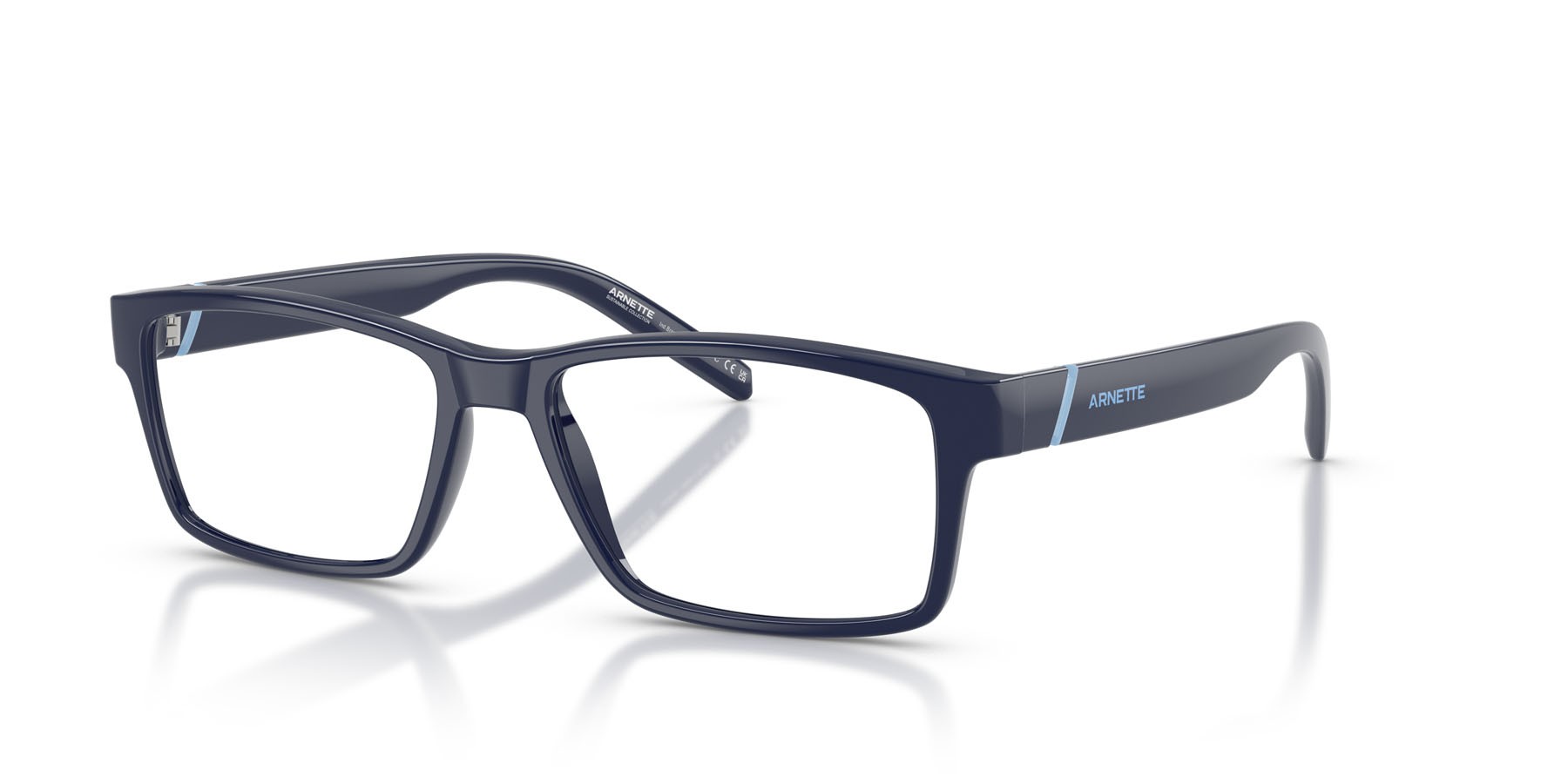 Occhiali da vista Arnette Leonardo AN 7179 (2754) colore blu scuro forma rettangolare lenti lente demo