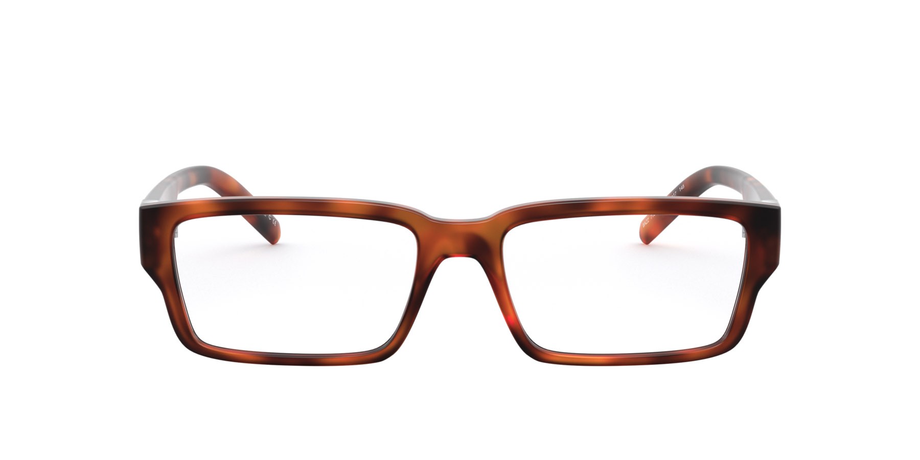 Brillen Arnette Bazz AN 7181 (2675) farbe havana lucido form rechteckig gläser trasparente