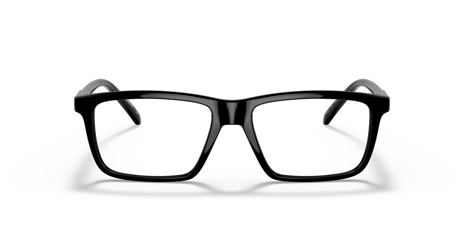 Brillen Arnette Eyeke AN 7197 (2753) farbe nero form rechteckig gläser trasparente