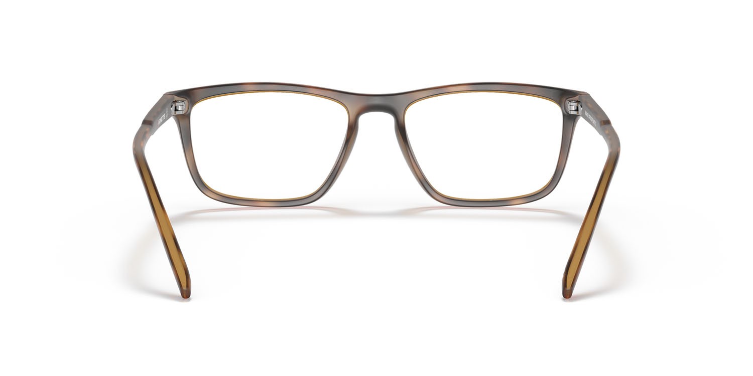 Brillen Arnette Roboto AN 7202 (2774) farbe havana scuro opaco form rechteckig gläser trasparente