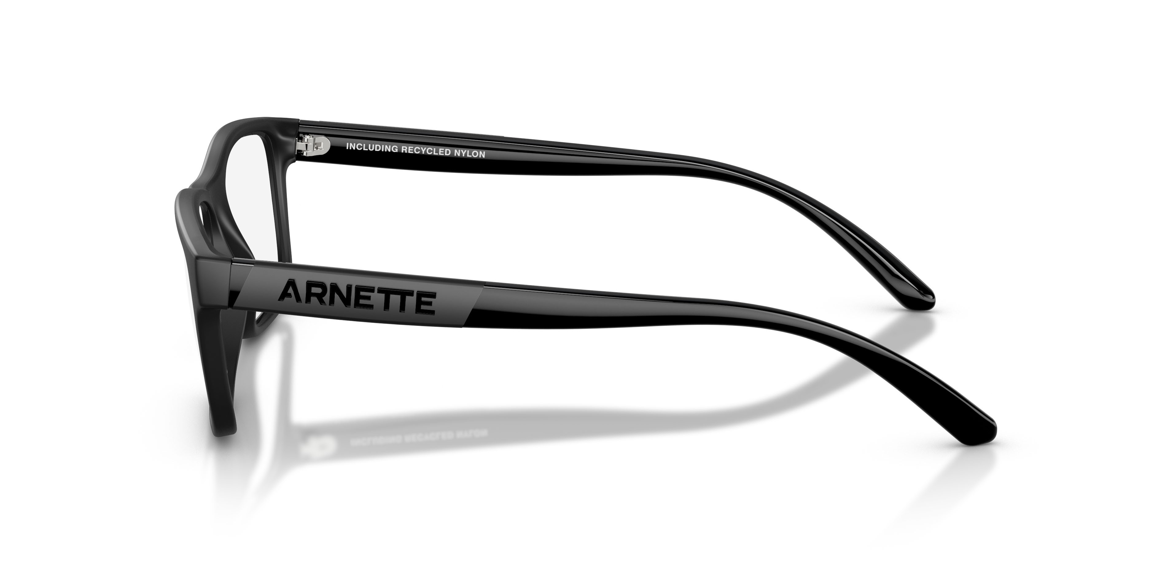 Brillen Arnette Fakie AN 7231 (2758) farbe nero riciclato opaco form quadratisch gläser lente demo