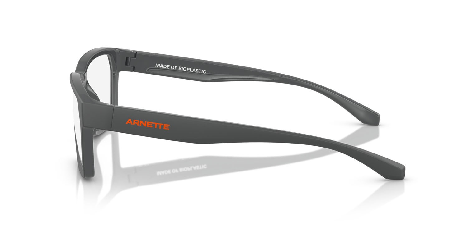 Eyeglasses Arnette Pinz AN 7257U (2841) color top grigio scuro opaco/lucido shape rectangle lenses lente demo