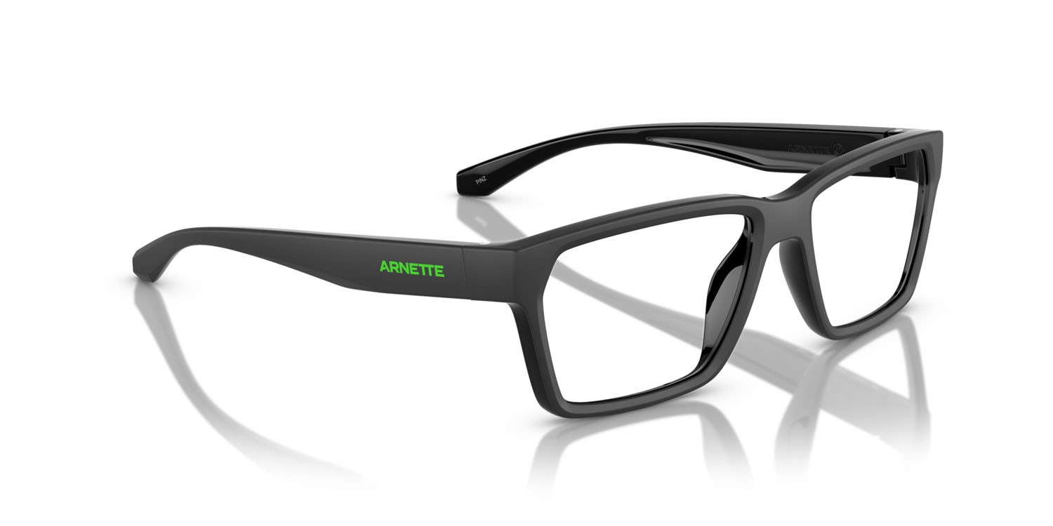 Occhiali da vista Arnette Pinz AN 7257U (2900) colore top nero opaco/lucido forma rettangolare lenti lente demo