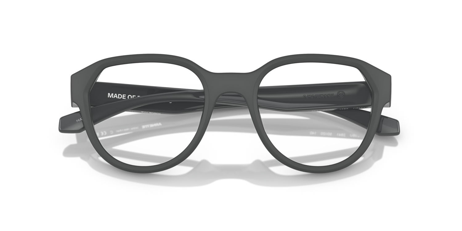 Occhiali da vista Arnette Hiatus AN 7258U (2841) colore top grigio scuro opaco/lucido forma pantos lenti lente demo