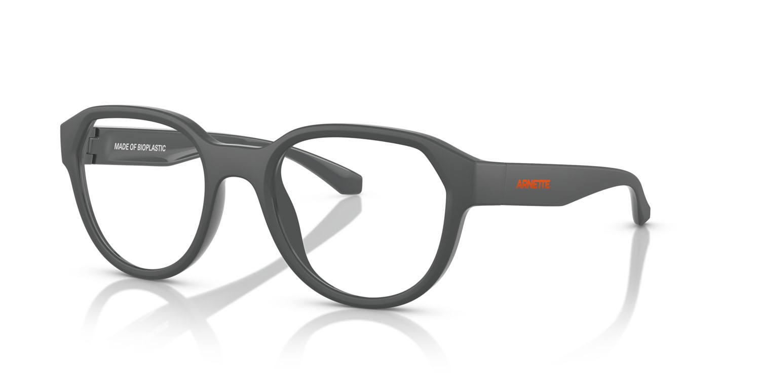 Occhiali da vista Arnette Hiatus AN 7258U (2841) colore top grigio scuro opaco/lucido forma pantos lenti lente demo