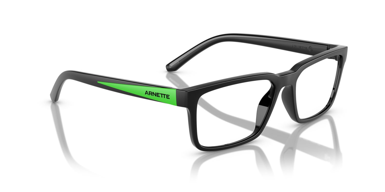 Occhiali da vista Arnette Sirocco AN 7259U (2753) colore nero forma quadrato lenti lente demo