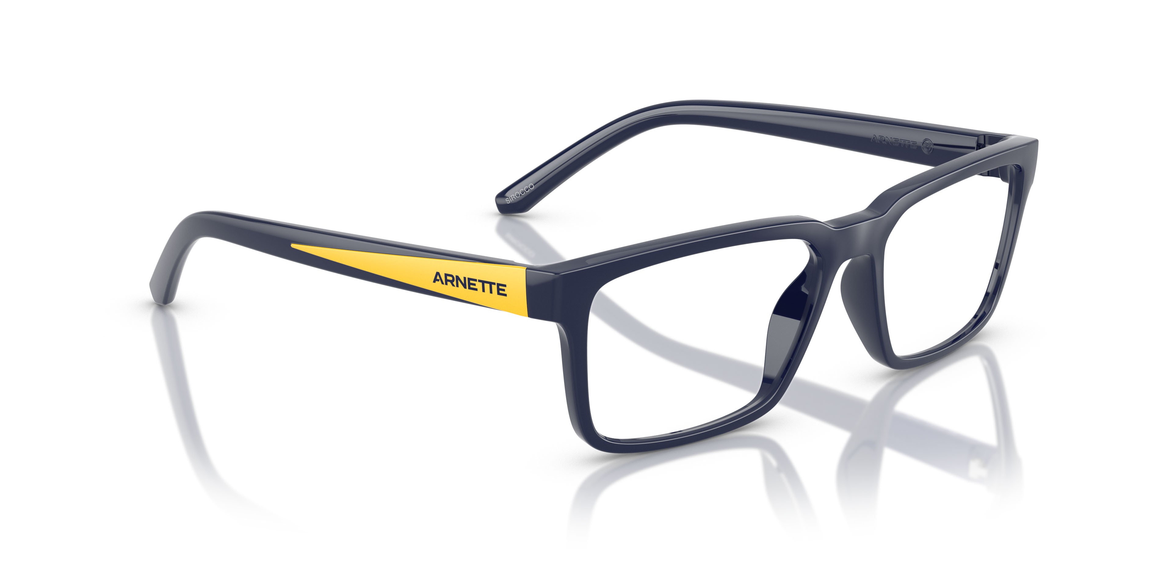 Occhiali da vista Arnette Sirocco AN 7259U (2754) colore blu scuro brillante forma quadrato lenti lente demo
