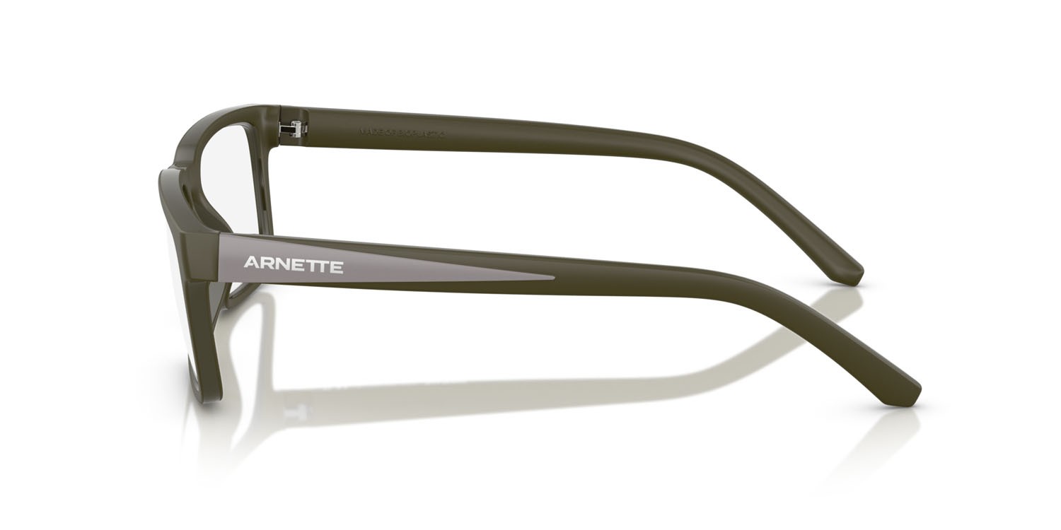 Brillen Arnette Sirocco AN 7259U (2854) farbe verde militare opaco form quadratisch gläser lente demo