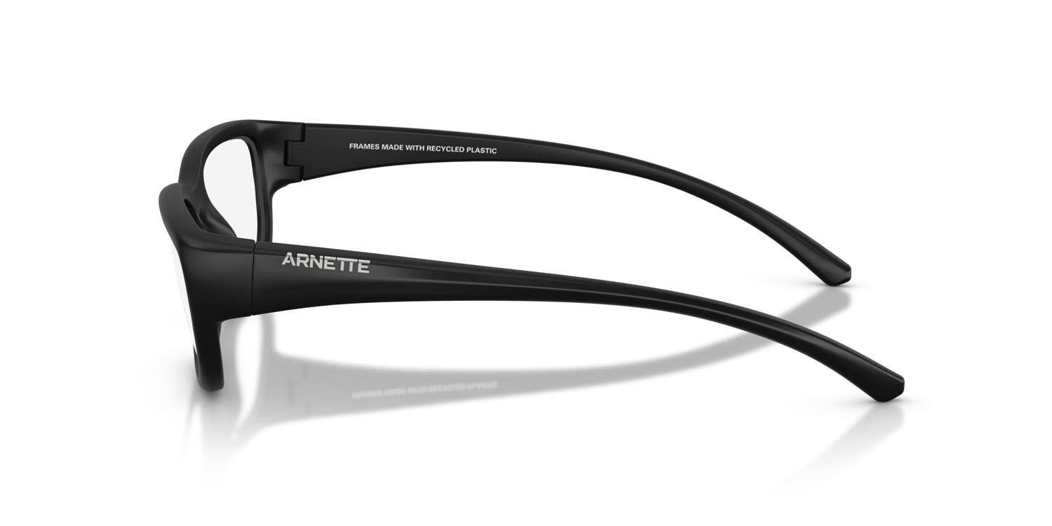 Occhiali da vista Arnette Loophole AN 7267U (2758) colore nero opaco forma quadrato lenti demo riciclato