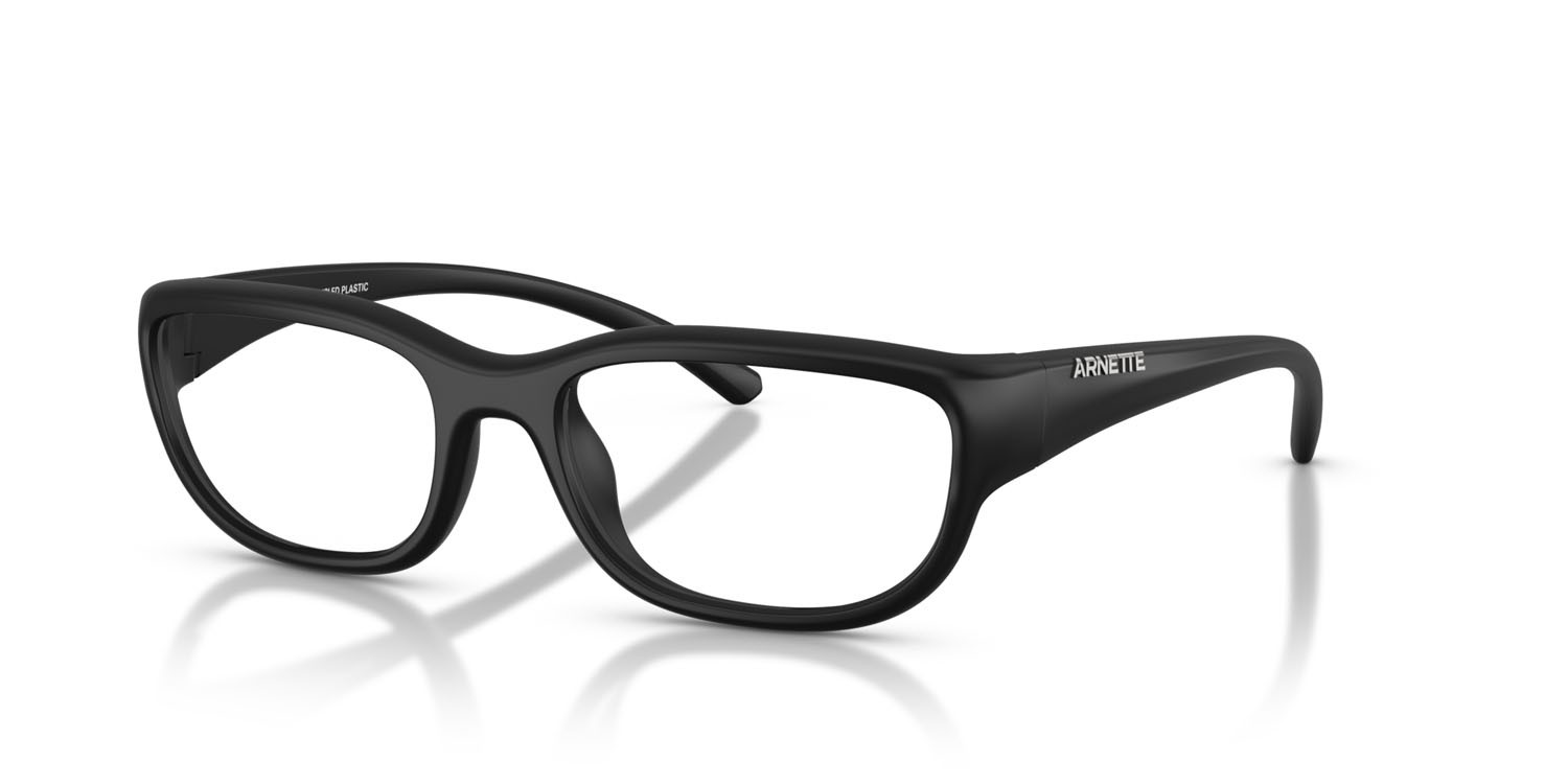 Occhiali da vista Arnette Loophole AN 7267U (2758) colore nero opaco forma quadrato lenti demo riciclato