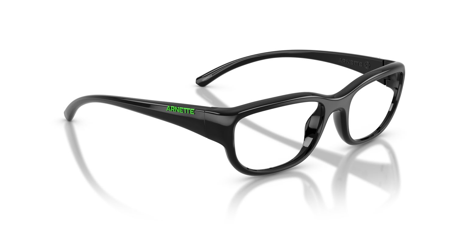 Occhiali da vista Arnette Loophole AN 7267U (2900) colore nero forma quadrato lenti demo riciclato