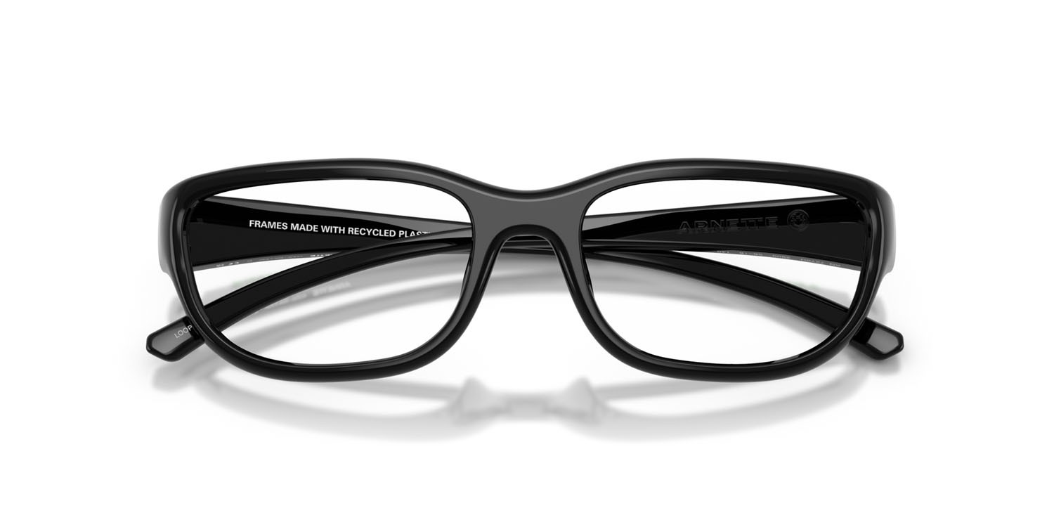 Occhiali da vista Arnette Loophole AN 7267U (2900) colore nero forma quadrato lenti demo riciclato
