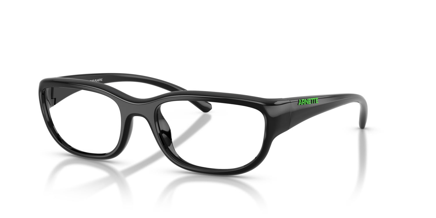 Occhiali da vista Arnette Loophole AN 7267U (2900) colore nero forma quadrato lenti demo riciclato