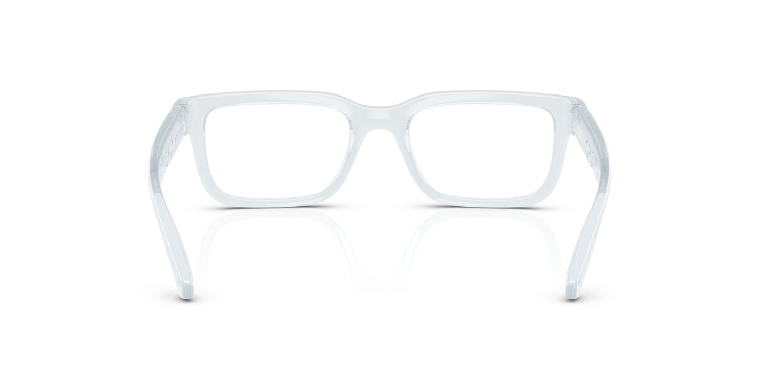 Occhiali da vista Arnette Emboss AN 7269 (2989) colore ghiaccio trasparente forma rettangolare lenti demo riciclato