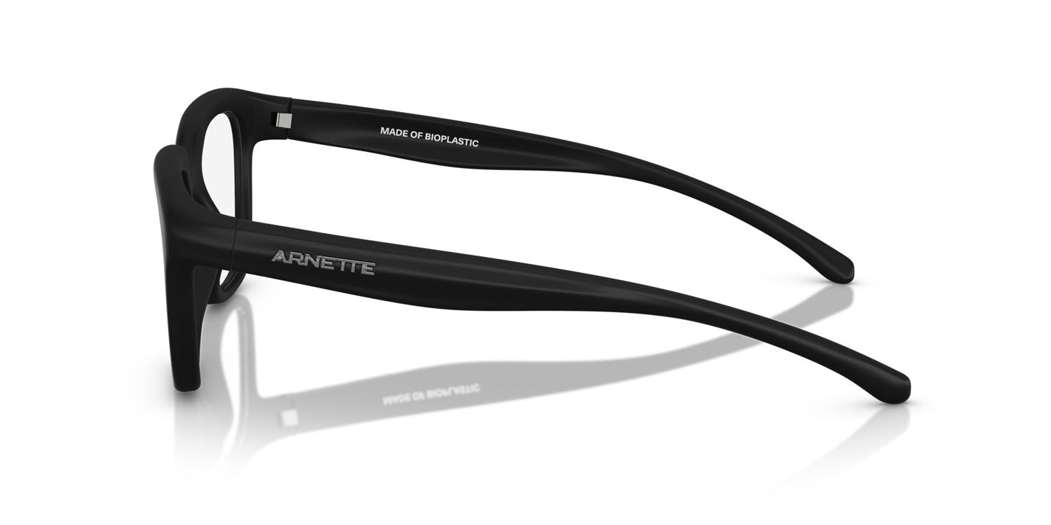 Occhiali da vista Arnette Splice AN 7272 (2900) colore gomma nera forma quadrato lenti demo riciclato