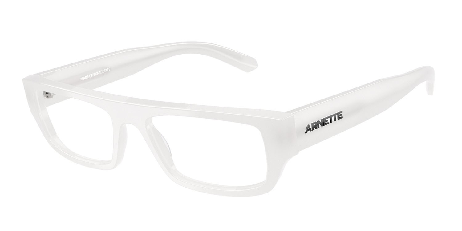 Eyeglasses Arnette Pheno AN 7273 (1249) color grigio ghiaccio opalino shape rectangle lenses demo riciclato