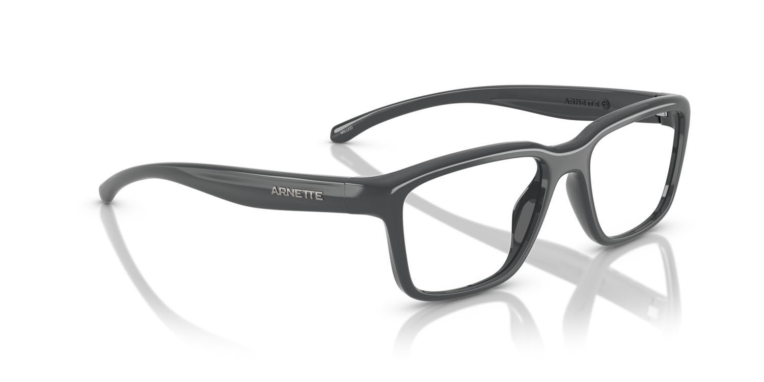 Occhiali da vista Arnette Milled AN 7274U (2841) colore grigio scuro forma quadrato lenti demo riciclato