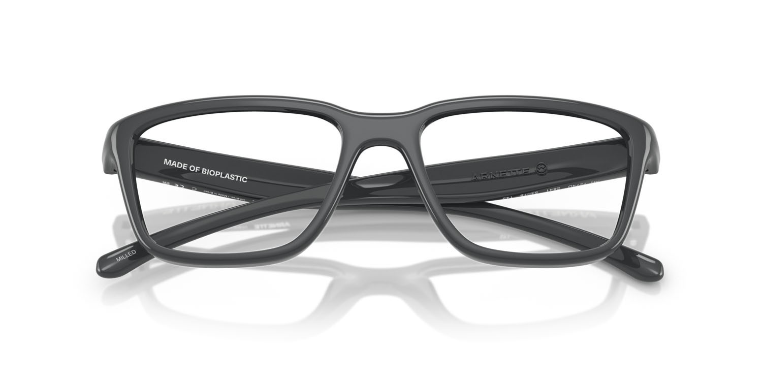 Occhiali da vista Arnette Milled AN 7274U (2841) colore grigio scuro forma quadrato lenti demo riciclato