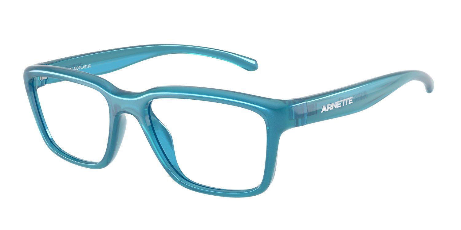 Brillen Arnette Milled AN 7274U (2986) farbe blu metallizzato form quadratisch gläser demo riciclato