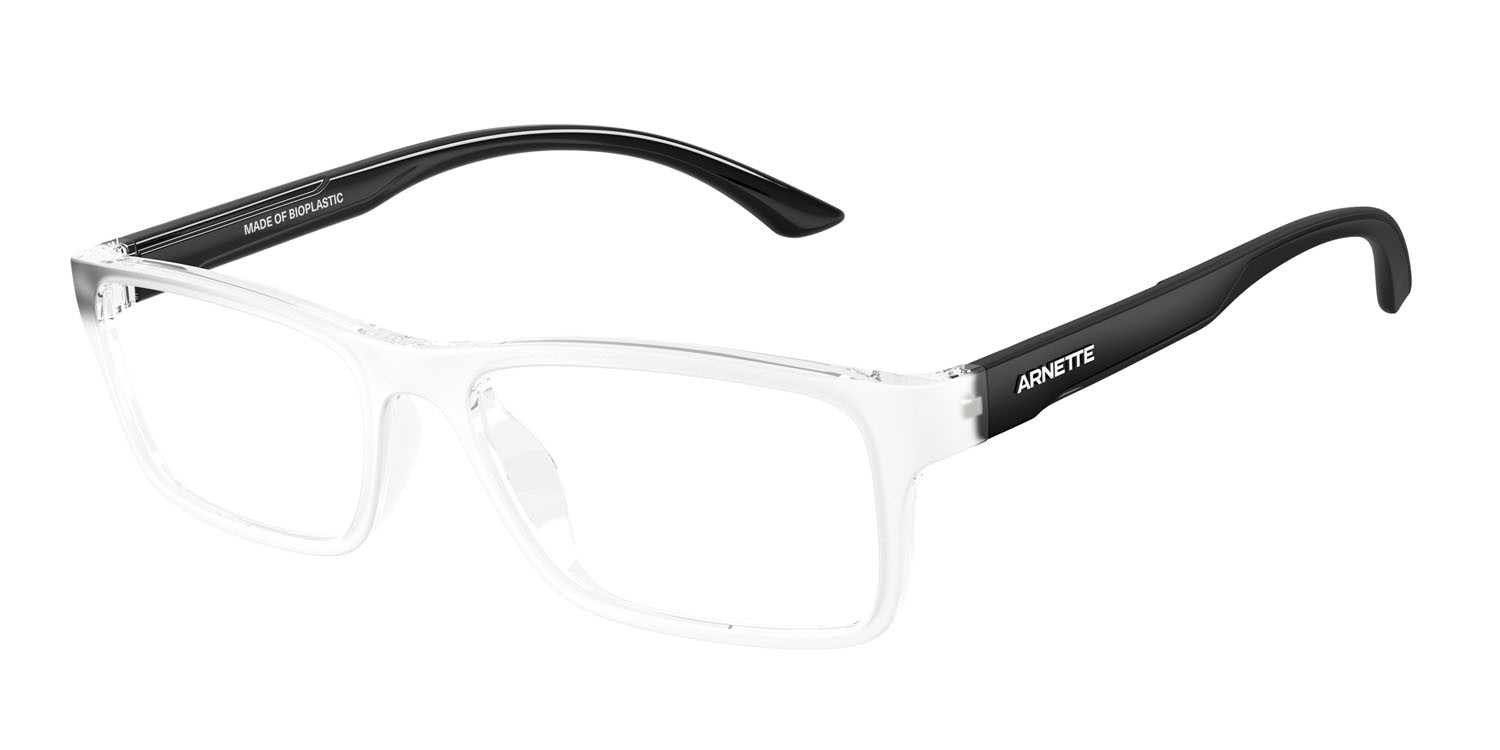 Occhiali da vista Arnette Signa AN 7275U (2761) colore cristallo opaco/lucido forma rettangolare lenti demo riciclato