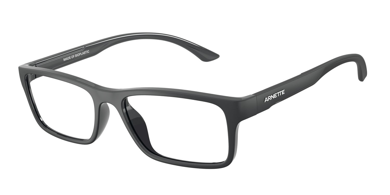 Occhiali da vista Arnette Signa AN 7275U (2841) colore dark grey matte/shiny forma rettangolare lenti demo riciclato