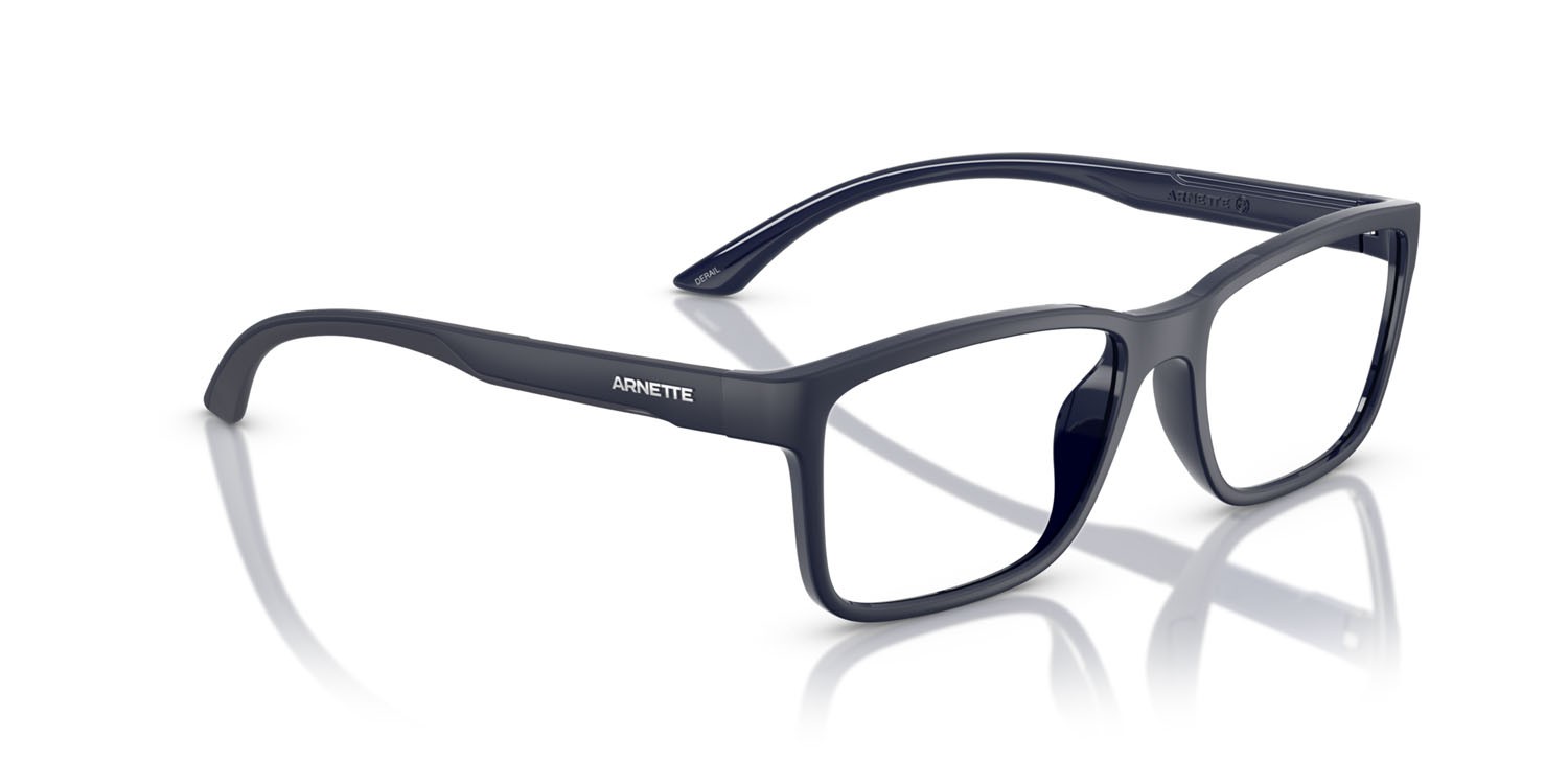 Occhiali da vista Arnette Derail AN 7276U (2762) colore dark blue matte/shiny forma quadrato lenti demo riciclato