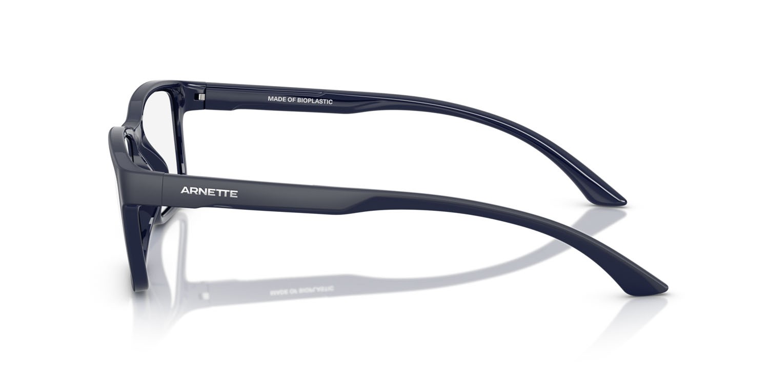 Occhiali da vista Arnette Derail AN 7276U (2762) colore dark blue matte/shiny forma quadrato lenti demo riciclato