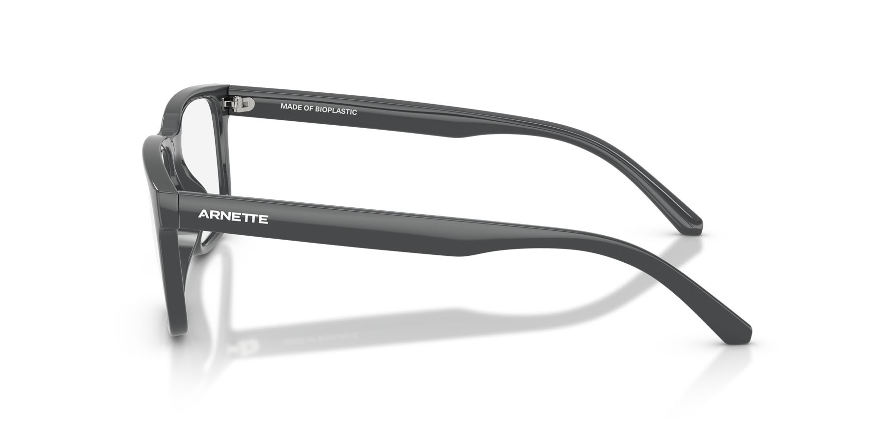 Occhiali da vista Arnette Sans AN 7277U (2841) colore grigio scuro forma rettangolare lenti lente demo