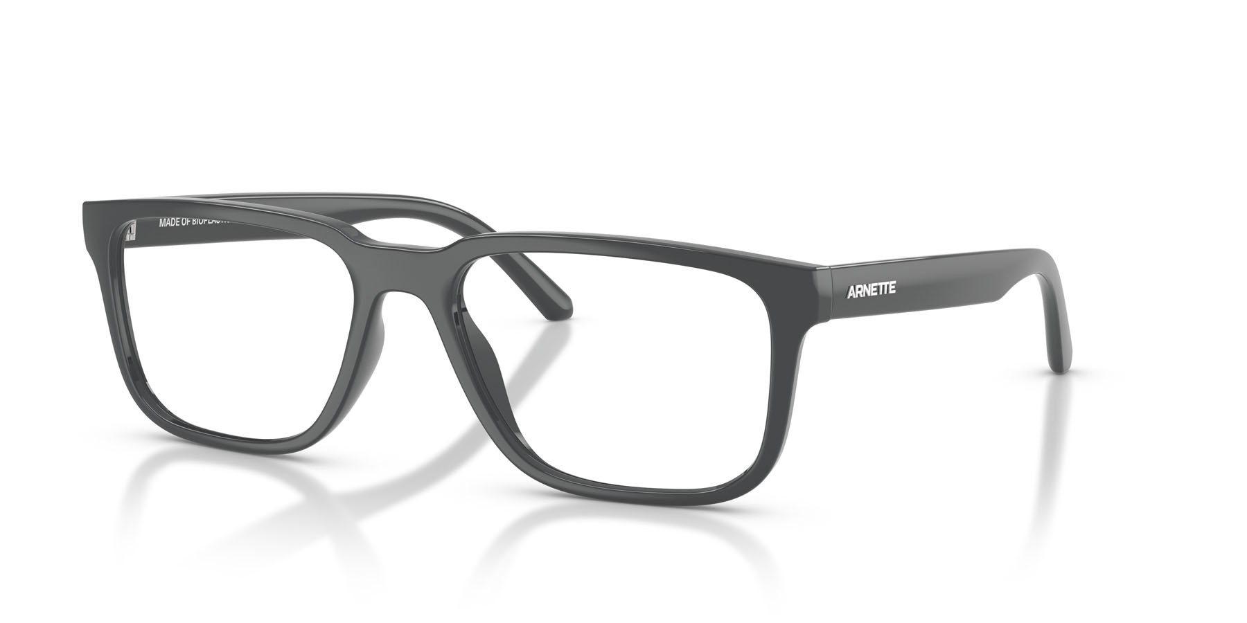 Occhiali da vista Arnette Sans AN 7277U (2841) colore grigio scuro forma rettangolare lenti lente demo