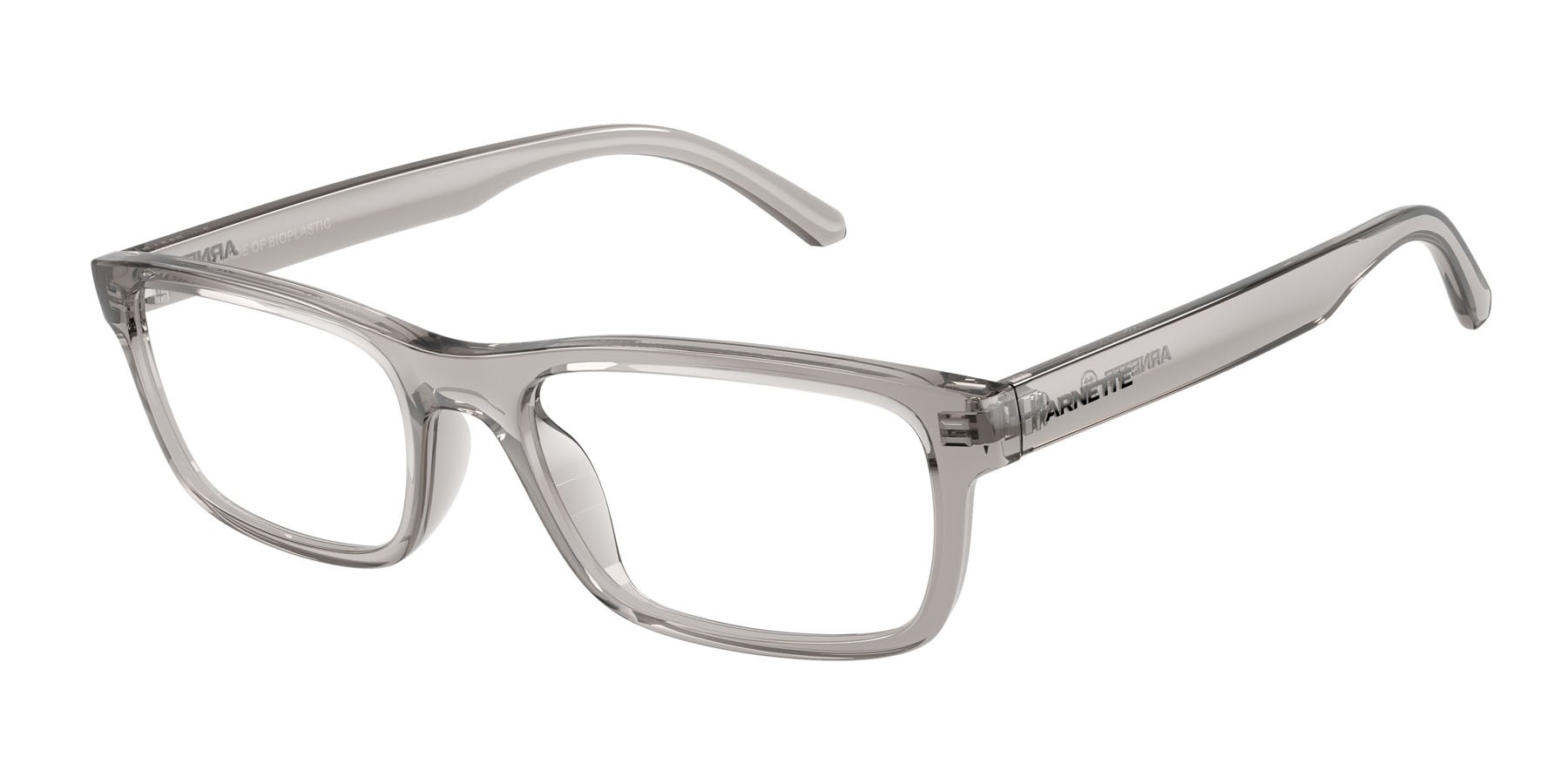 Occhiali da vista Arnette Crosswalk AN 7279U (2665) colore grigio chiaro trasparente forma quadrato lenti lente demo