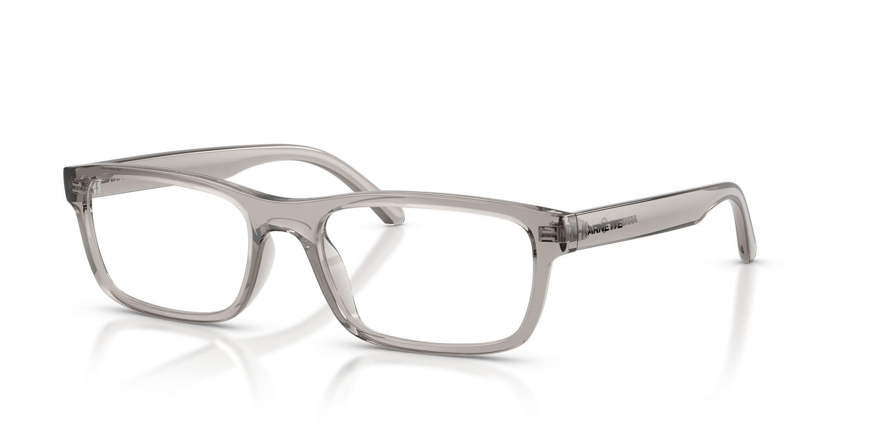 Occhiali da vista Arnette Crosswalk AN 7279U (2665) colore grigio chiaro trasparente forma quadrato lenti lente demo