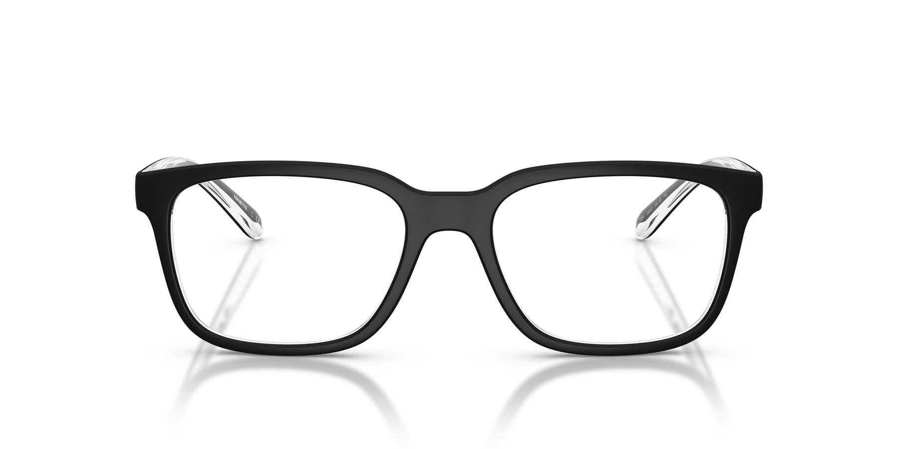 Brillen Arnette Steek AN 7284 (3010) farbe nero/cristallo form quadratisch gläser lente demo