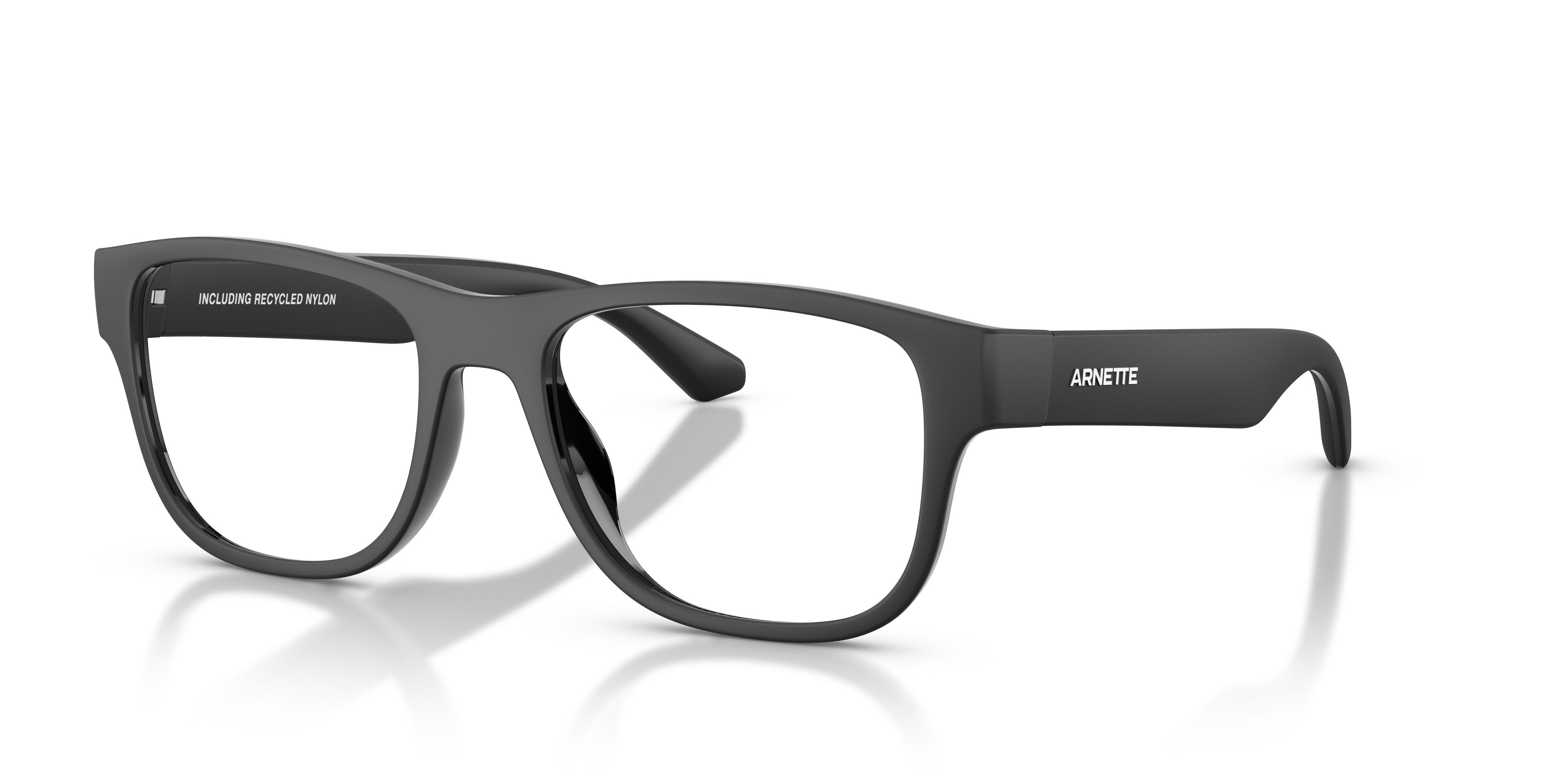 Brillen Arnette AN 7287U (2900) farbe nero riciclato opaco form quadratisch gläser lente demo