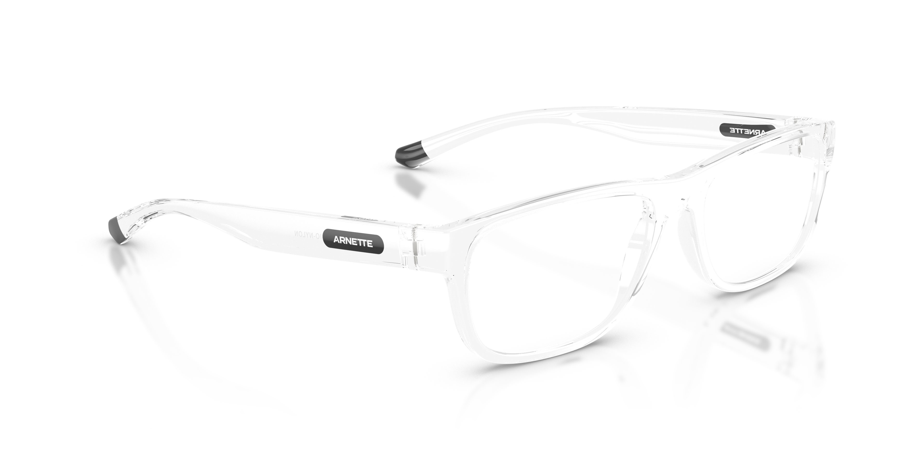Brillen Arnette AN 7289U (2755) farbe cristallo form rechteckig gläser demo riciclato