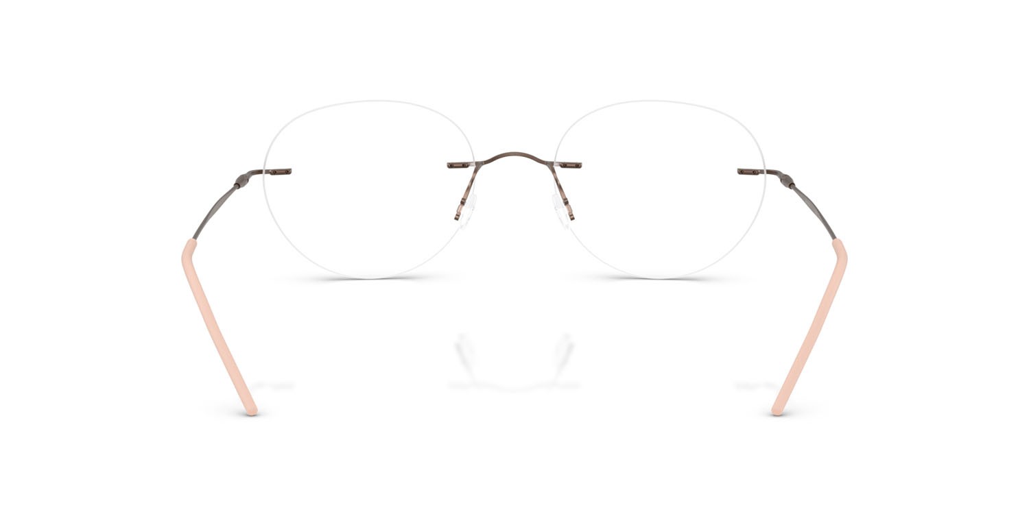 Occhiali da vista Giorgio Armani AR 5147 (3006) colore bronzo opaco forma pantos lenti lente demo