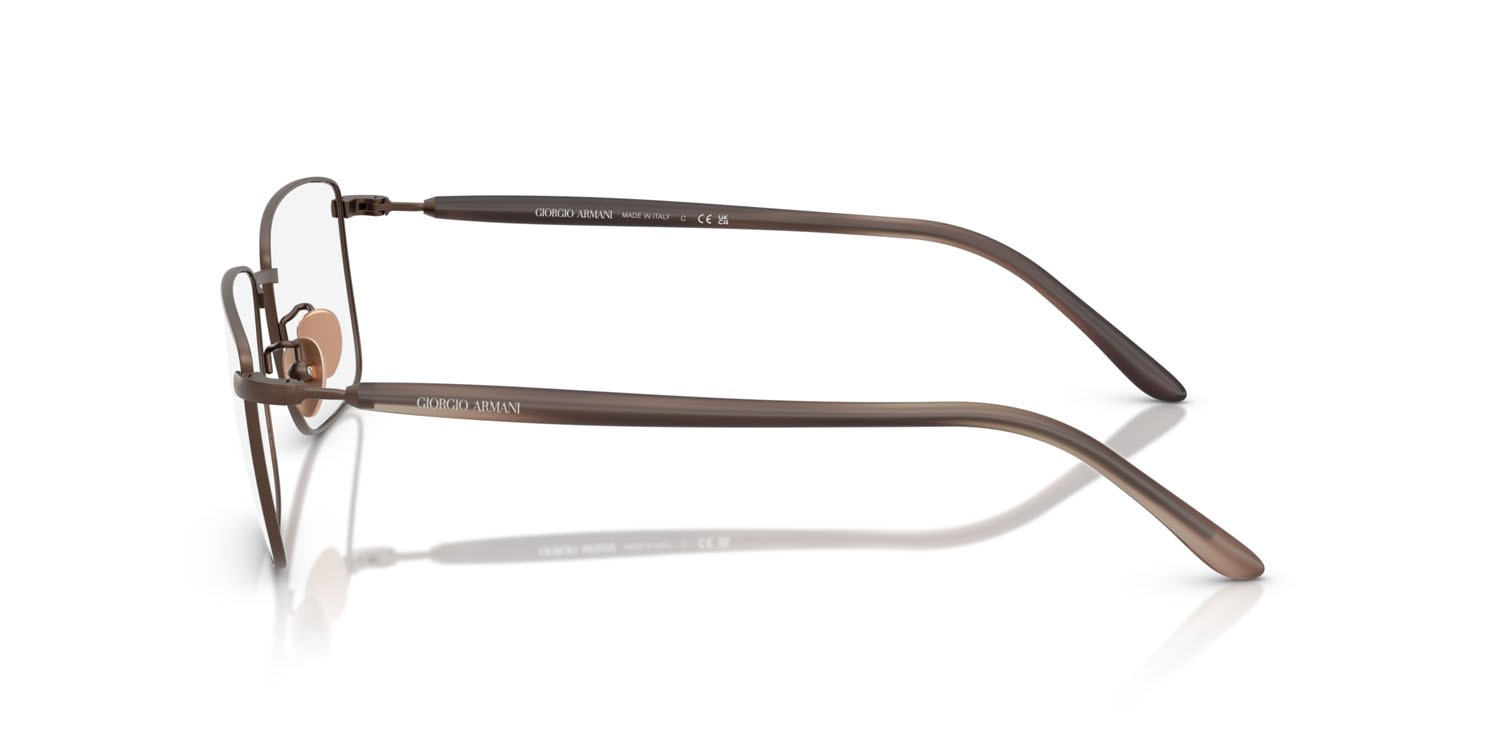 Brillen Giorgio Armani AR 5150 (3006) farbe marrone opaco form rechteckig gläser lente demo