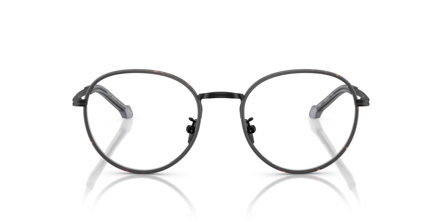 Eyeglasses Giorgio Armani AR 5151J (3001) color nero opaco shape pantos lenses lente demo