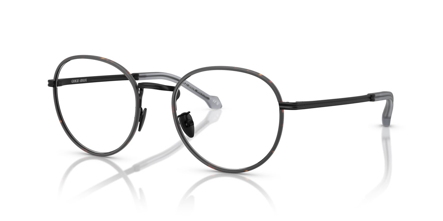 Eyeglasses Giorgio Armani AR 5151J (3001) color nero opaco shape pantos lenses lente demo