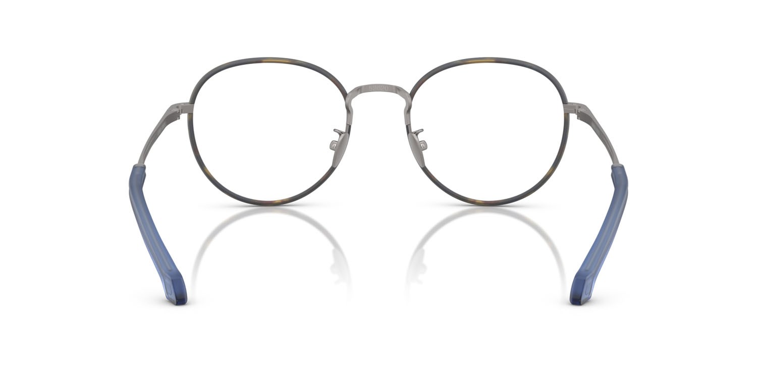 Occhiali da vista Giorgio Armani AR 5151J (3003) colore gunmetal opaco forma pantos lenti lente demo