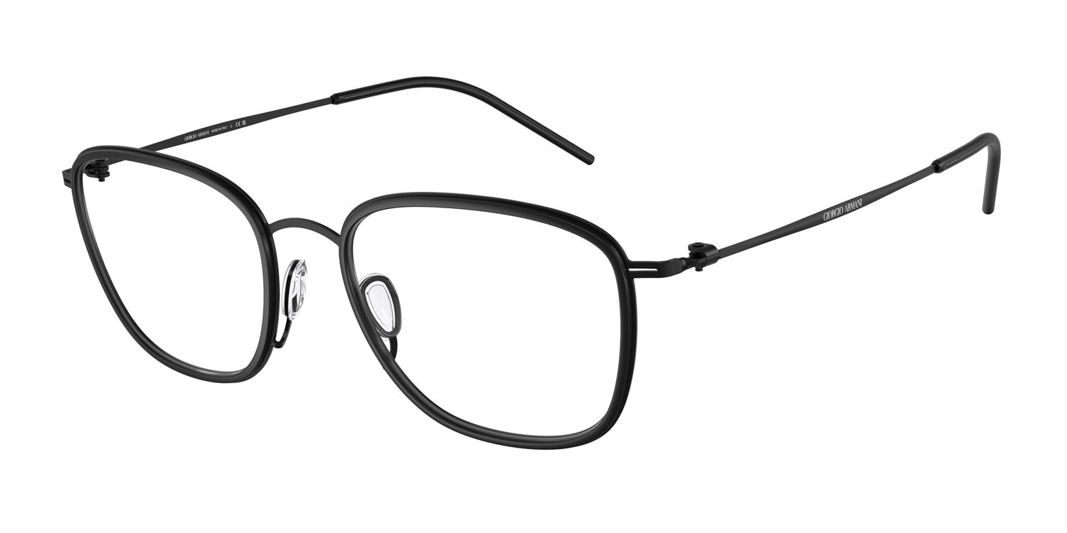 Eyeglasses Giorgio Armani AR 5154 (3001) color nero opaco shape square lenses lente demo