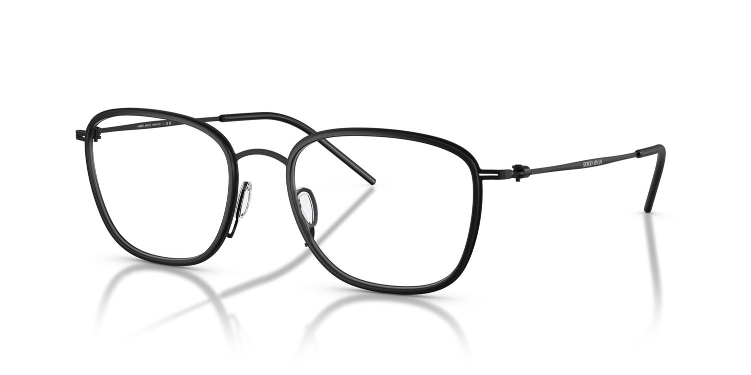 Eyeglasses Giorgio Armani AR 5154 (3001) color nero opaco shape square lenses lente demo