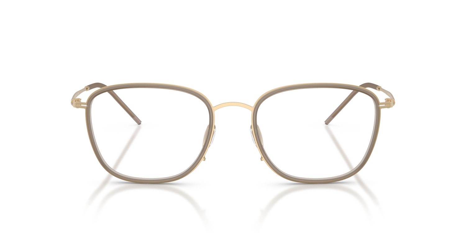 Eyeglasses Giorgio Armani AR 5154 (3002) color oro pallido opaco shape square lenses lente demo