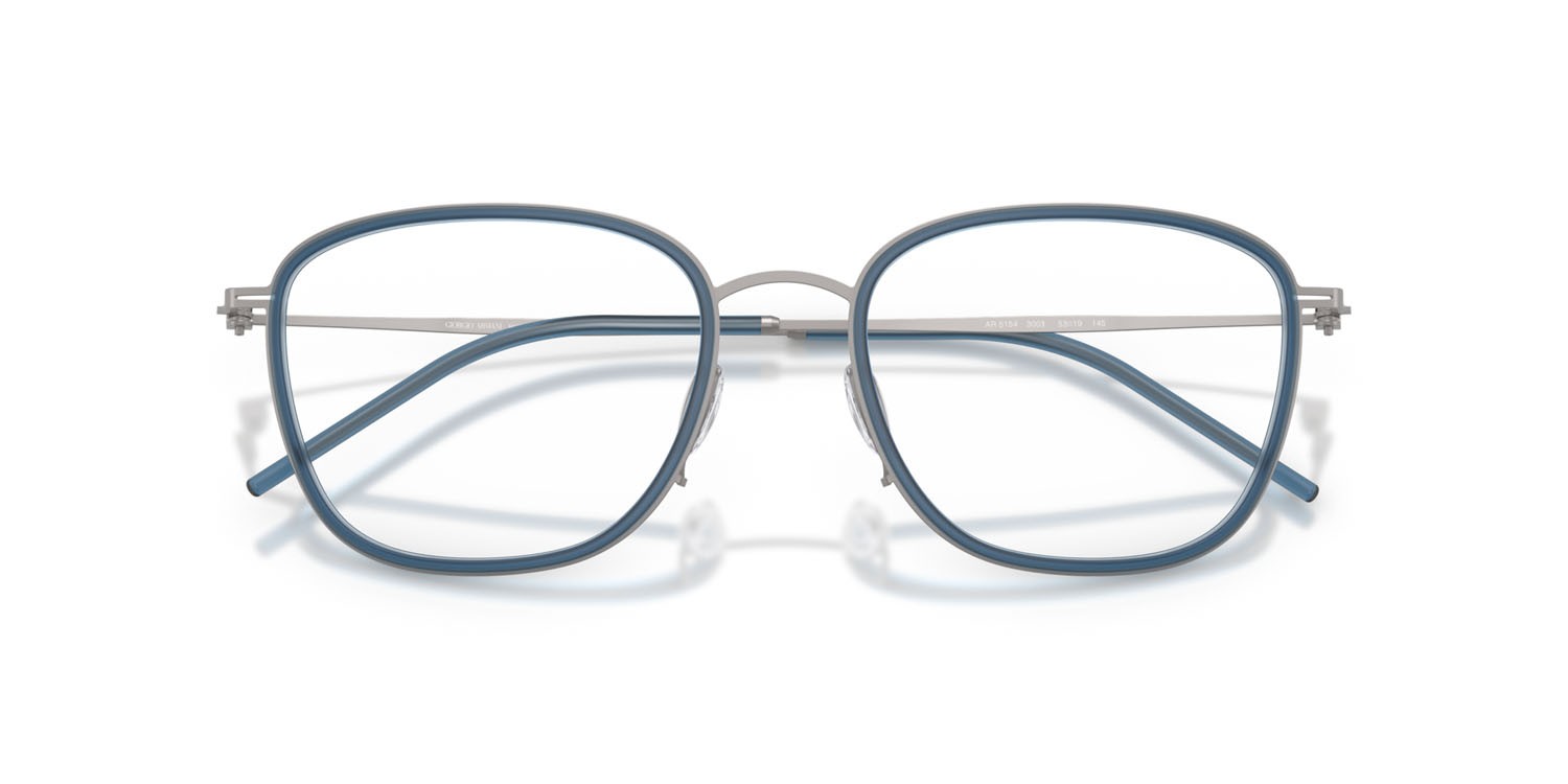 Eyeglasses Giorgio Armani AR 5154 (3003) color gunmetal opaco shape square lenses lente demo