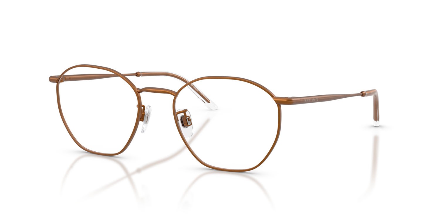 Eyeglasses Giorgio Armani AR 5156 (3201) color bronzo opaco shape oval lenses lente demo