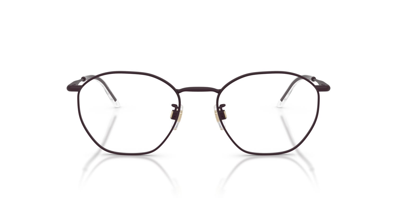 Eyeglasses Giorgio Armani AR 5156 (3393) color violetto opaco shape oval lenses lente demo