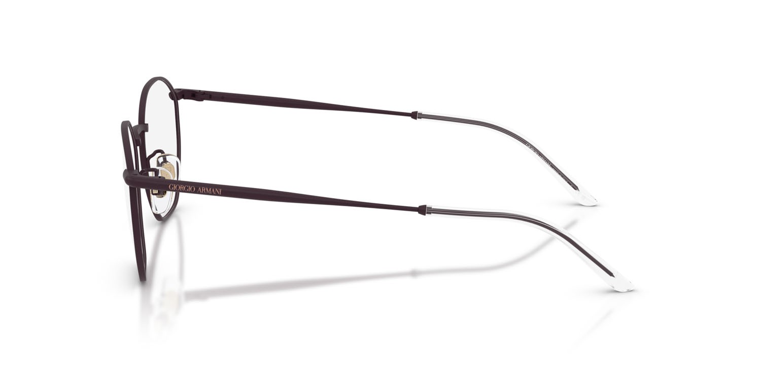 Eyeglasses Giorgio Armani AR 5156 (3393) color violetto opaco shape oval lenses lente demo