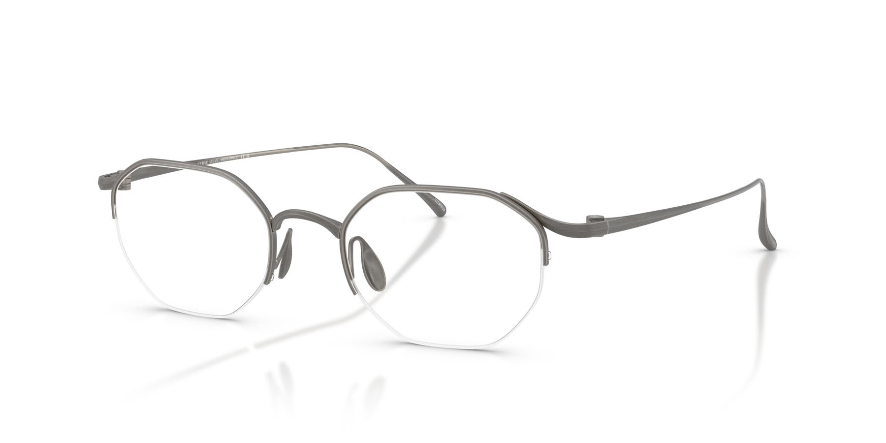 Eyeglasses Giorgio Armani AR 5157T (3356) color gunmetal opaco shape square lenses lente demo
